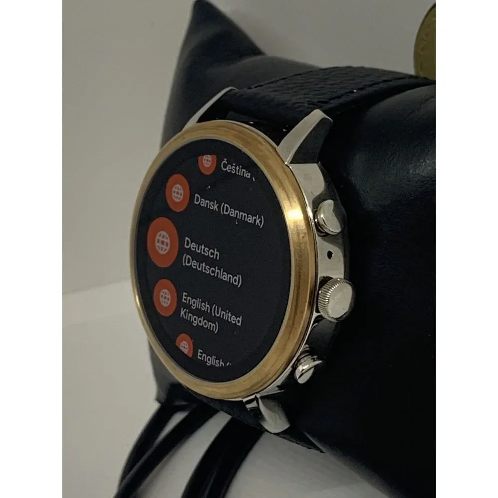 Fossil Gen 4 Authentic Digital Dial Smart Watch Custom Band FTW6016 QT489